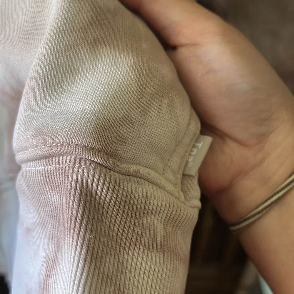 TnA tie Dyed Hoodie. Size 2 Oversized Tan - Picture 6 of 14